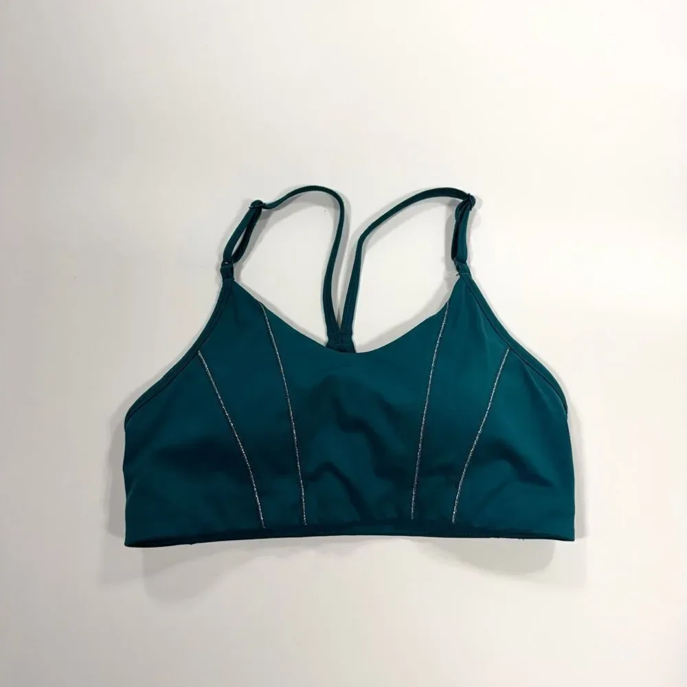 Nike Teal Dri-FIT Sports Bra – Size Small